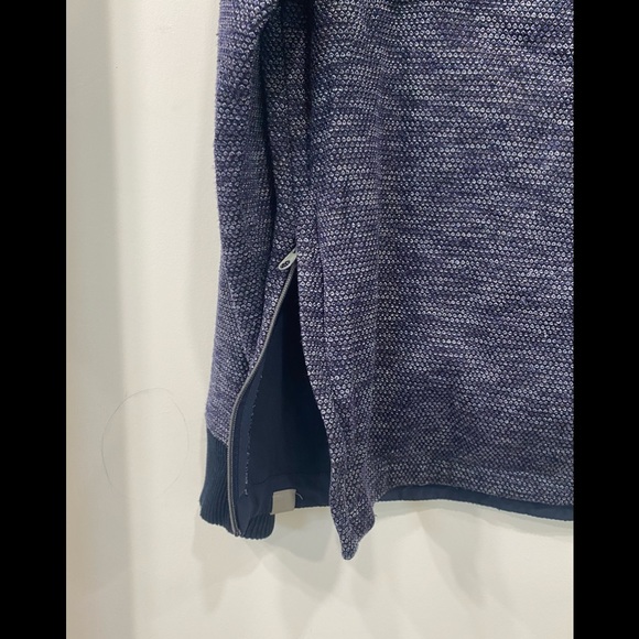 Unisex Bench Pullover 1/4 zip hoodie Lined knit size S - Picture 6 of 10